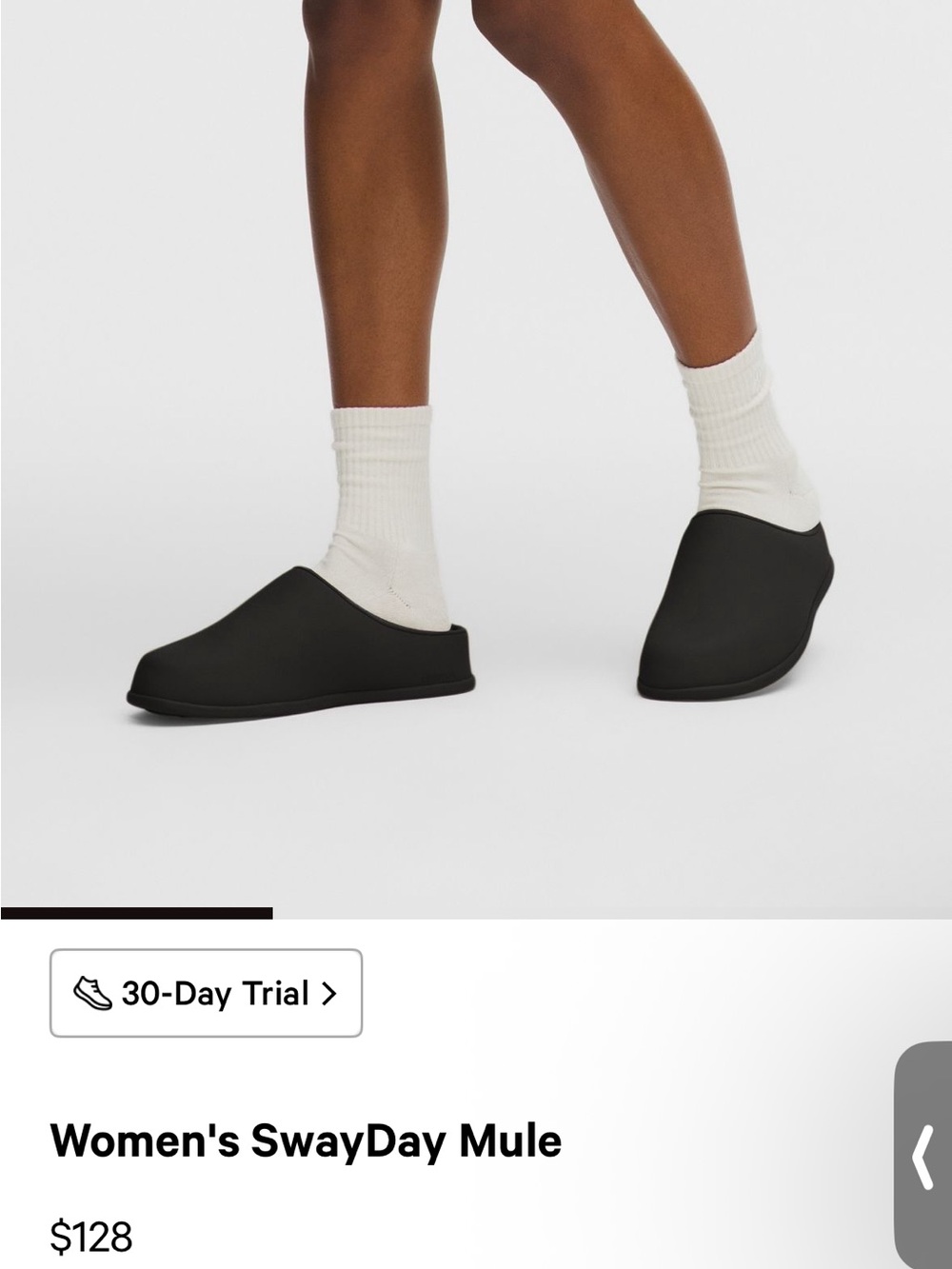 Lululemon women’s sway day mule black 7.5